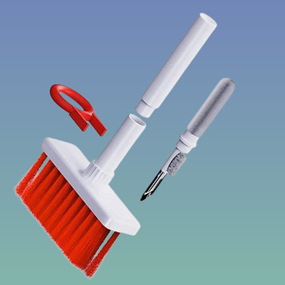 Qyxon Keyboard Five-in-One Wiping Scrubber for Laptops, Computers, Gaming, Mobiles(5in1keybboard550)