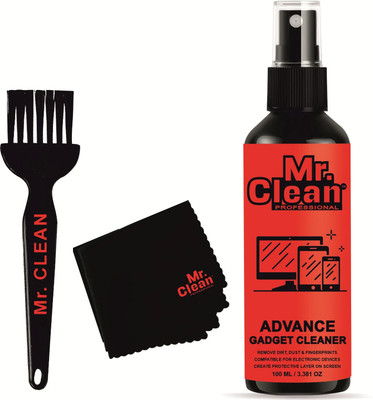 MCP Gadget Cleaner Spray 100ml with 1 Microfiber Cloth & Cleaning Brush Suitable for Computers, Gaming, Mobiles, Laptops(Gadget Cleaner Kit - Gentle & Effective Cleaning Solution) MCP Gadget Cleaner Spray 100ml with 1 Microfiber Cloth & Cleaning Brush Suitable for Computers, Gaming, Mobiles, Laptops(Gadget Cleaner Kit - Gentle & Effective Cleaning Solution)