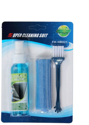 Flipkart SmartBuy 3 in 1 Screen Cleaning Kit for Mobiles, Laptops, Computers(FH-HB021)