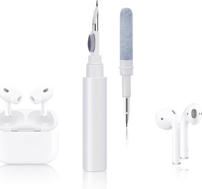 REIOX 3 in 1 Multi Cleaning Pen Soft Dust Removal Brush Nib Sponge Cleaning Pen for Mobiles, Laptops, Gaming(Earbuds Multifunction Cleaning Kit)