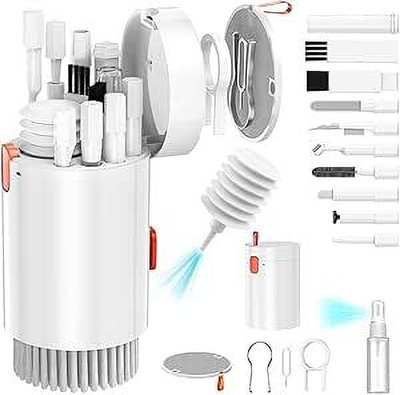 WEFLY 20 in 1 Electronic Cleaner Kit, for Laptops, Mobiles, Computers, Gaming(20 in 1 Electronic Cleaner Kit, Cleaning Kit for Cleaner with Dust Air Blown)
