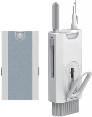 ONMART Clean M Multifunctional 8-in-1 Gadget Cleaning Kit with Mobile Holder (White) for Computers(KIT 1)