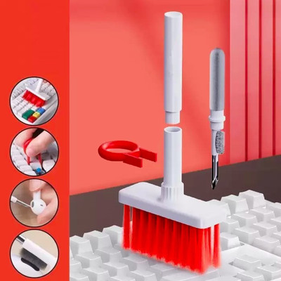 FIVANIO 5 in 1 Gadgets & Keyboard, Earpods, Headphone, Earbud Cleaning Soft Brush for Computers, Laptops, Mobiles(5 in 1 Cleaning Kit)