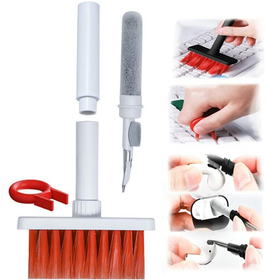 NIBAR 5 in 1 Soft Brush Keyboard Cleaner Multi-Function for Computers, Laptops, Mobiles, Gaming(NB004)