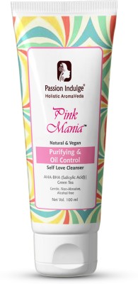 Passion Indulge Pink Mania Purifying & Oil Control Face Cleanser | Anti-Acne | Healthy skin Face Wash(100 ml)