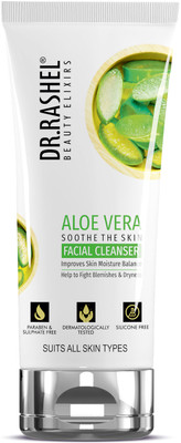 DR.RASHEL ALOEVERA FACIAL CLEANSER SOOTHES THE SKIN, MOISTURIZES, PARABEAN & SULPHATE FREE Face Wash(80 ml)