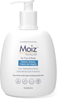 MOIZ Face & Body Cleanser | Dermatologist recommended | Paraben, Soap & Sulphate free Face Wash(200 ml)