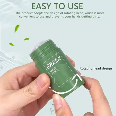 Yuency Green Tea Cleansing Mask Stick for Face | For Blackheads, Whiteheads Face Wash(40 g)