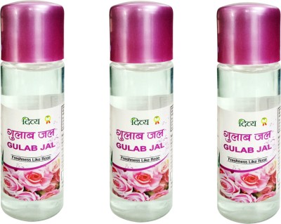 PATANJALI GULAB JAL 120ML EACH (PACK OF 3) Face Wash(360 ml)