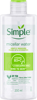 Simple Kind to Skin Micellar Cleansing Water Face Wash(200 ml)