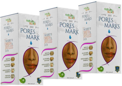 Nature Sure Pores & Marks Oil-3 Packs for enlarged skin pores, stretch marks and fine lines Face Wash(300 ml)