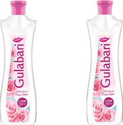 Dabur Gulabari Premium Rose Water PACK OF 2 120 ML EACH Face Wash(240 ml)