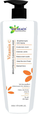 BIO-REACH Vitamin C Brightening Cleansing Milk Face Wash(500 ml)