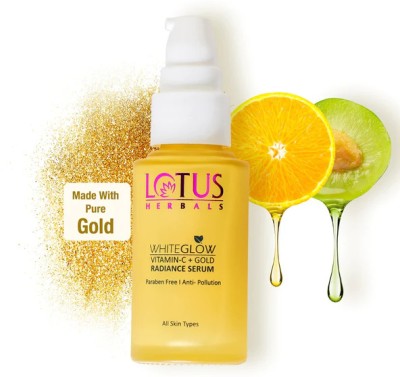 LOTUS HERBALS WhiteGlow Vitamin C +Gold Radiance Face Serum Face Wash(30 ml)