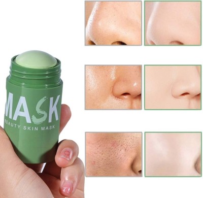 GFSU - GO FOR SOMETHING UNIQUE Green Sticks Face Shaping Mask Removing Blackhead face mask Face Shaping Mask Face Wash(40 g)