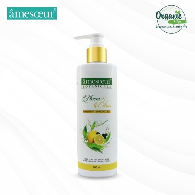 amesoeur botanicals Cleansing Milk With Neem And Citrus Extract Face Wash(200 ml)