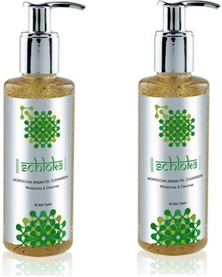 MODICARE SCHLOKA Moroccan Argan Oil Cleanser, 200 ml (Pack of 2) Face Wash(400 ml)