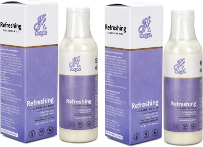 7THAJMA Refreshing Cleansing Milk With Coffee, Aloe Vera, Lemon & Honey (Pack of 2)(200 ml)