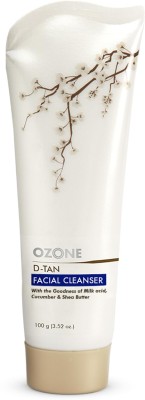 OZONE D-Tan Facial Cleanser for Instant Tan Removal | For All Skin Types | Men & Women(100 g)