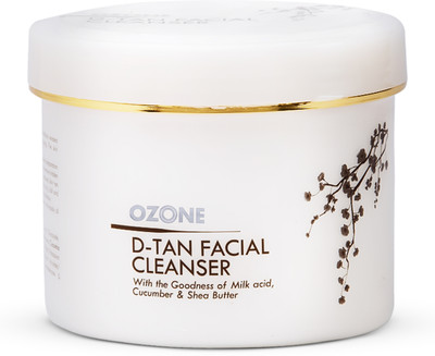 OZONE D Tan Facial Cleanser with the Goodness of Cucumber, Milk & Shea Butter Face Wash(250 g)