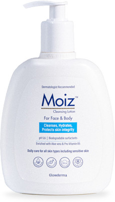 MOIZ Face & Body Cleanser | Dermatologist recommended | Paraben free | Sulphate free(200 ml) deal from flipkart MOIZ Face & Body Cleanser | Dermatologist recommended | Paraben free | Sulphate free(200 ml) deal from flipkart