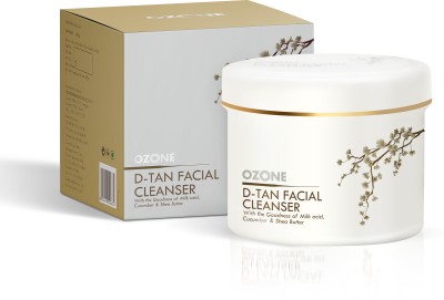 OZONE D Tan Facial Cleanser with the Goodness of Cucumber, Milk & Shea Butter(250 g)