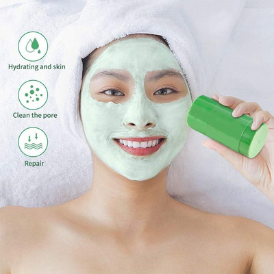 YAWI Oil Control Anti-Acne Moisturizing Refreshing Lazy Solid Mask(40 g)