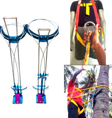 SARA Large Coconut tree climbing Tool With Full body safety belt safe Tree Climber Climbing Hold