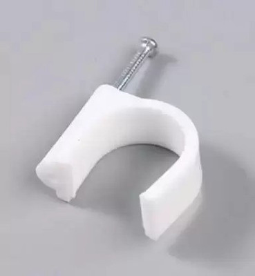 Jinx 10MM SERIES 10MM IRON AND PLASTIC HOOK AND LOOP CABLE TIE(Set of 100, White)