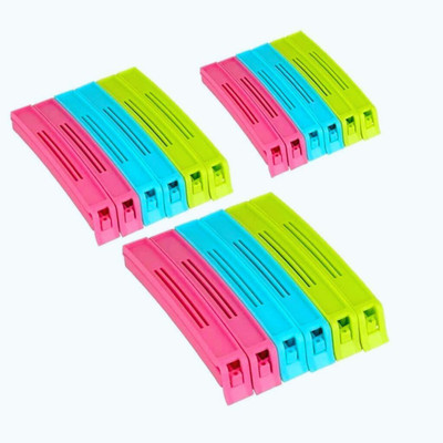 AnjaniputrA FC_007 Large::Medium::Small Plastic Food Bag Sealing AirTight Clips(Set of 36, Multicolor)