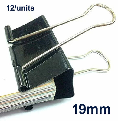 Red Champion Super Series 19mm Steel Paper Clip(Set of 12, Black)