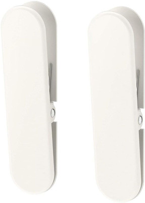 IKEA Super Medium Steel Pegboard Hanging clips(Set of 2, White)