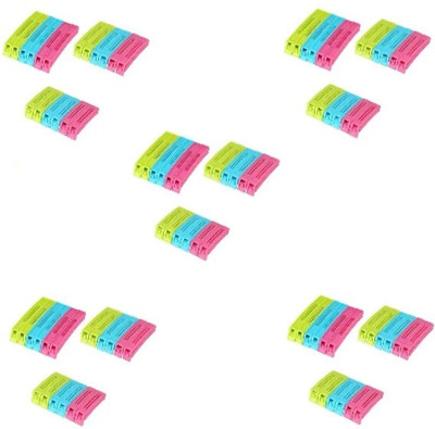 Gambit 0105 Large, Medium ,Small Plastic Bag Sealing Clip(Set of 90, Multicolor)