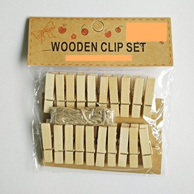 53 Arts 1 Small Wood Wooden(Set of 20, Brown)