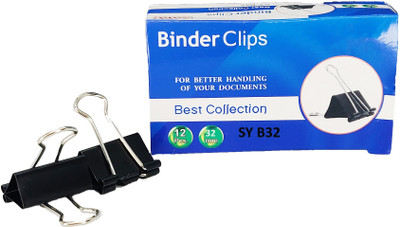 EVOHOUSE SY-B19 19mm Stainless Steel Binder Clip(Set of 12, SY-B19)