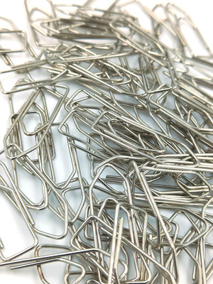 ARETOR Pack of 100 Steel U Paper Clip for School Office Document Work 30 mm Steel Paper Clip(Set of 100, Silver)