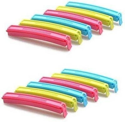 earthheven Food Clip Mix Sizes Plastic Multipurpose Food Snack Plastic Bag Clip Sealer(Set of 36, Multicolor)