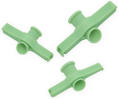 MAS NA 12 cm x 6cm x 3 cm Plastic Food Bag clip(Set of 3, Multicolor)