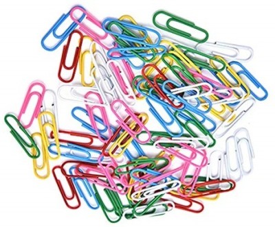 Red Champion 500 Pieces Office Supply & Stationery Paper U Clips Colorful Metal Binder Gem pinsU PinsFile Clips for Office, Home, Schools Steel Paper Clip Pins School Binding Supplies Memo Bookmark Clip Paper Clips Gem pins(Set of 500, Multicolor)