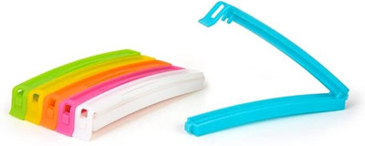 PLIRAXY Food Storage Clips Series Small, Medium & Large (Set of 3 Sizes)(6*8*10 cm) High-Quality Plastic Food Bag Clip(Set of 18, Multicolor)