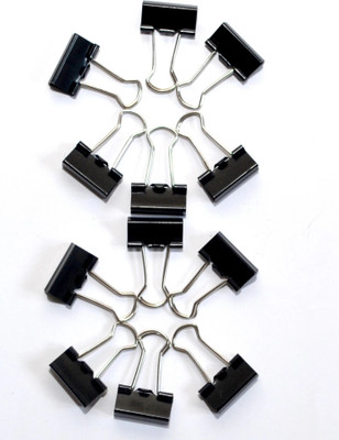 BanteyBanatey 12Pcs 32mm Metal Binder Clip(Set of 12, Black)