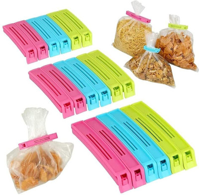 krishna seller 18 2 PLASTIC Food Clip(Set of 18, Multicolor)