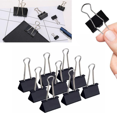 JSMSH Premium Quality 51 mm Black Large Paper Clips for Notes Letter, Papers,Binder Clamps in Office, Home, School, Institutions, Paper Holding Capacity Files Organized and Secure(Pack of-36) 51mm Metal Binder Clip(Set of 36, Black) JSMSH Premium Quality 51 mm Black Large Paper Clips for Notes Letter, Papers,Binder Clamps in Office, Home, School, Institutions, Paper Holding Capacity Files Organized and Secure(Pack of-36) 51mm Metal Binder Clip(Set of 36, Black)