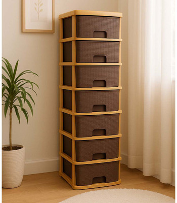 MAXTID 7 Compartments Plastic PP(Brown)