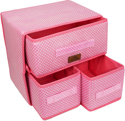 newzet 3 in 1 Dresser Drawer Divider Fabric Multicolor Drawer Divider(Fabric)