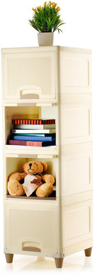 HASHONE Versatile Drawer Storage Organizer Box for Neat and Tidy Storage-4 Layer Drawer Divider(Plastic)