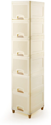 HASHONE Versatile Drawer Storage Organizer Box for Neat and Tidy Storage-6 Layer Drawer Divider(Plastic)