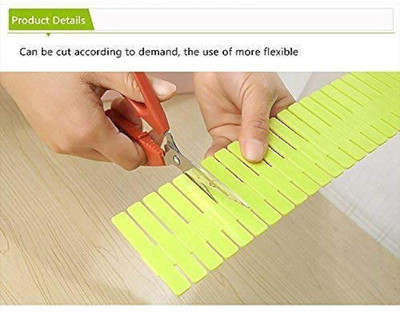 PARAMDHYEY Home & Kitchen Adjustable Drawer Divider/Plastic Strips Drawer Divider(Plastic)