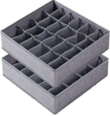 DIKSUL Organizer-Drawer Divider-Foldable-2 Drawer Divider(Fiber)