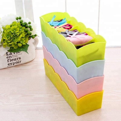 WINCY Drawer Dividers Closet Storage Box, Socks Undergarments Storage Drawer Organiser Drawer Divider(Plastic)